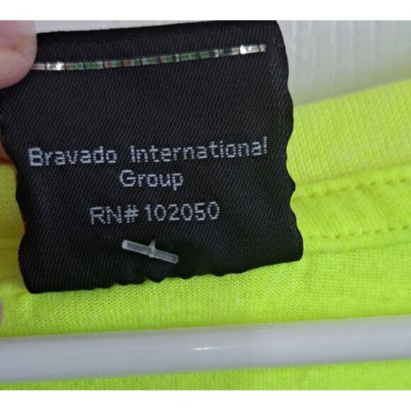 Harley-Davidson Women's XL Neon Yellow T-Shirt Rockstar Fort Myers, Florida - Picture 6 of 7